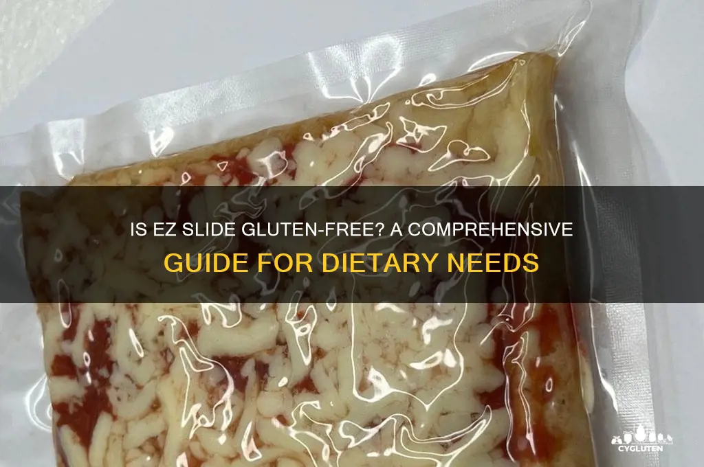 is ez slide gluten free