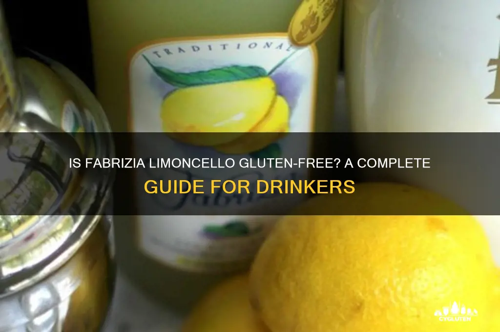 is fabrizia limoncello gluten free