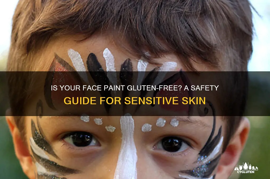 is face paint gluten free