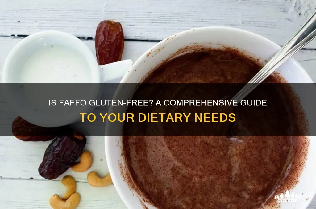 is faffo gluten free