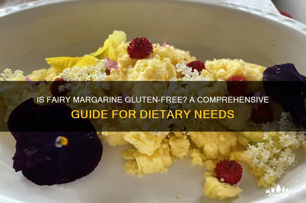 is fairy margarine gluten free