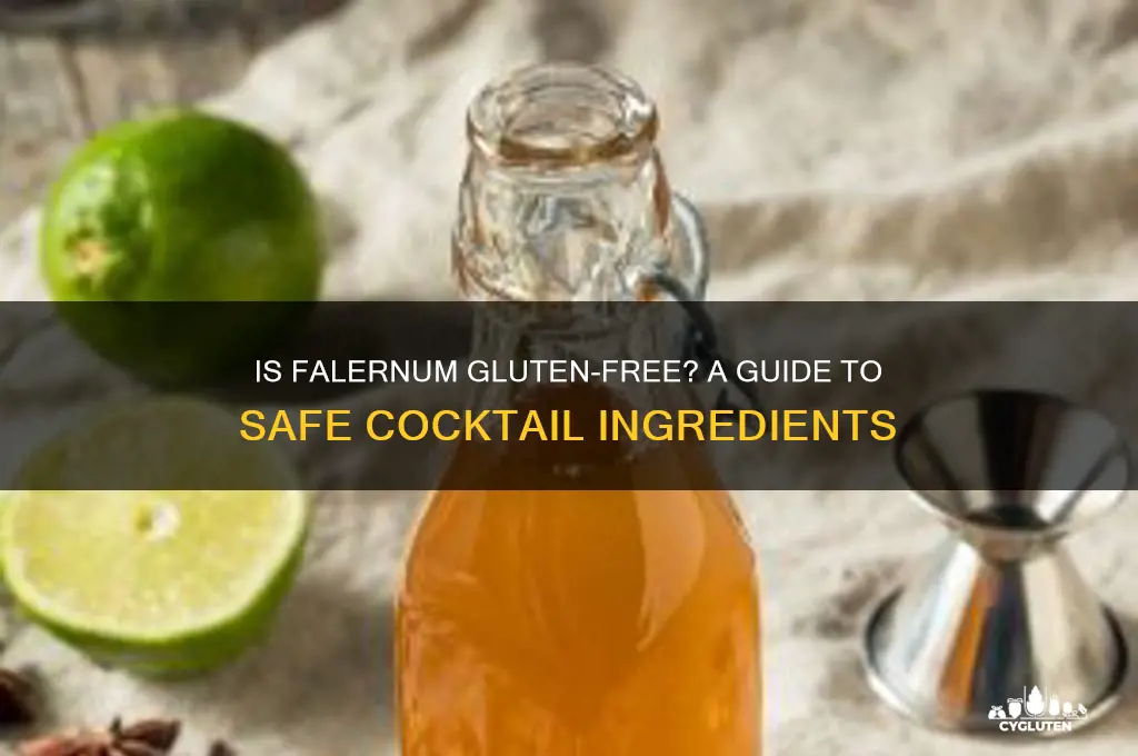 is falernum gluten free