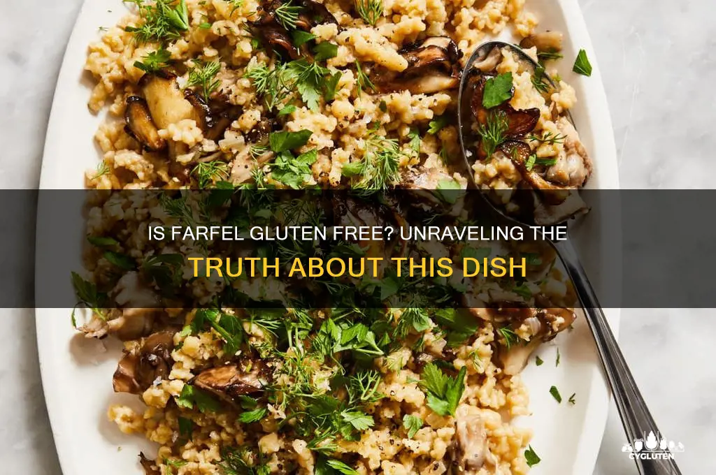 is farfel gluten free