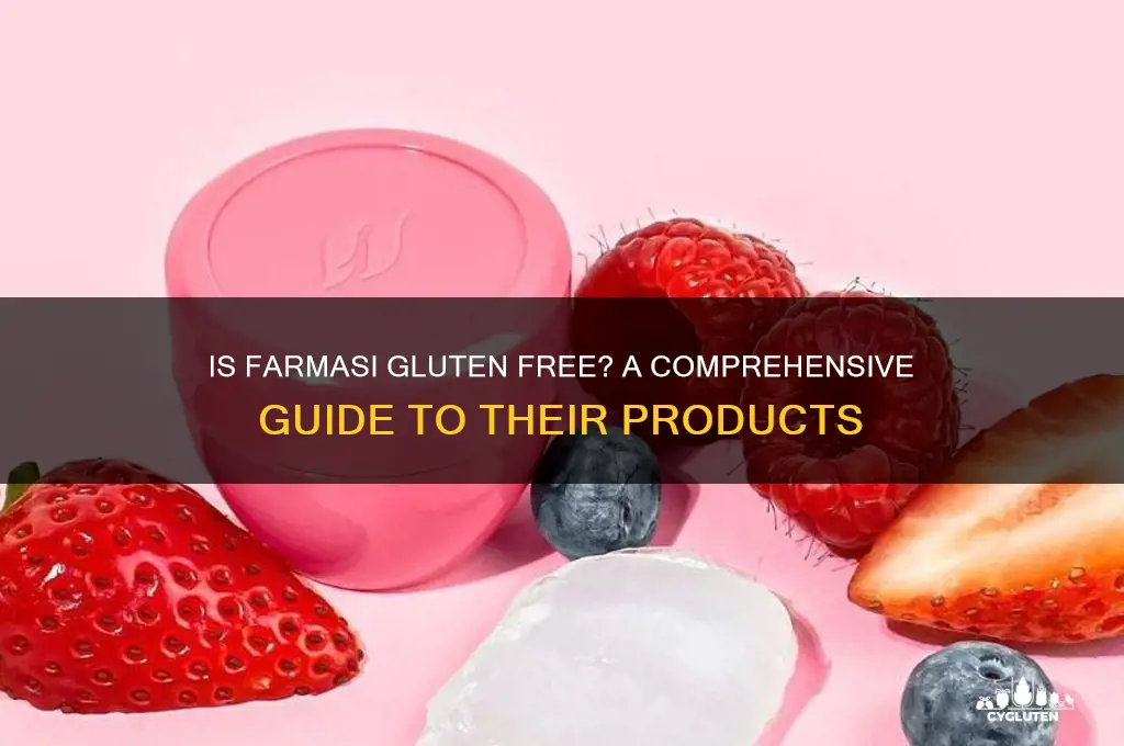 is farmasi gluten free