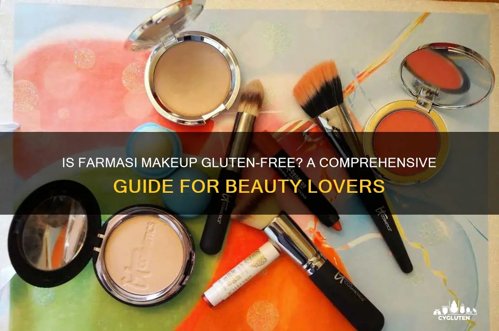 is farmasi makeup gluten free