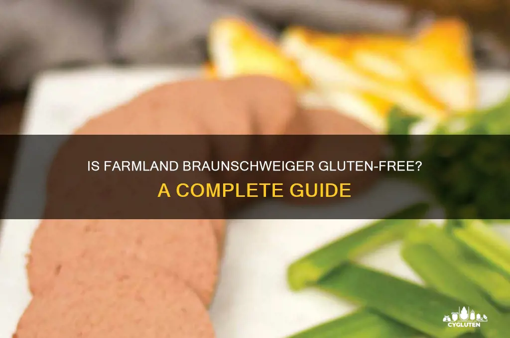 is farmland braunschweiger gluten free