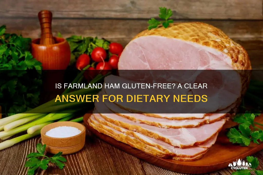 is farmland ham gluten free