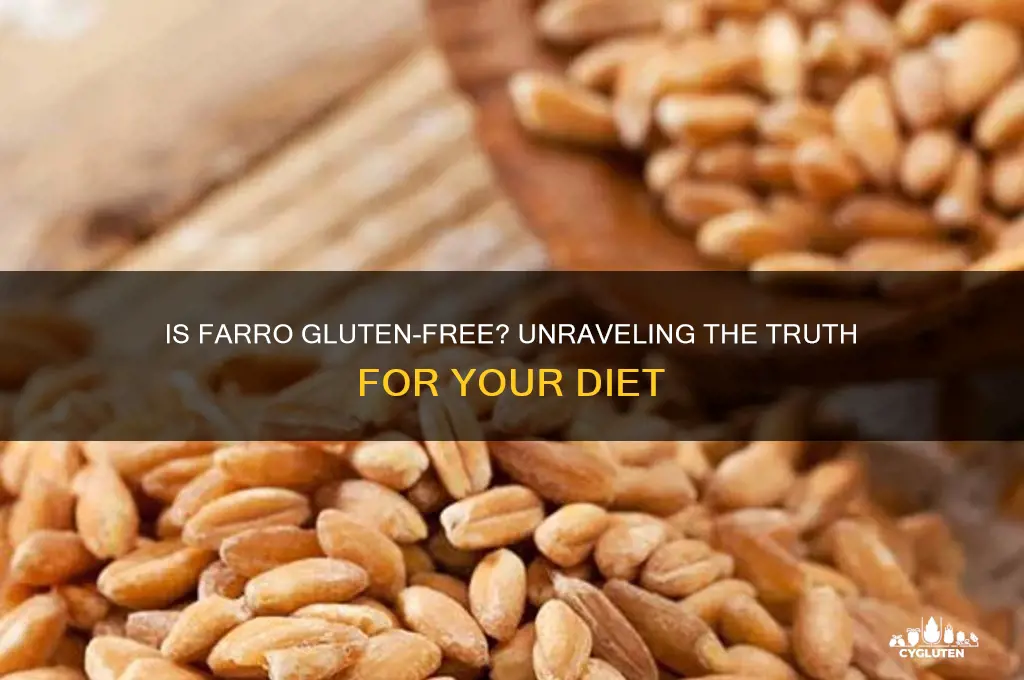 is farro gluten-free