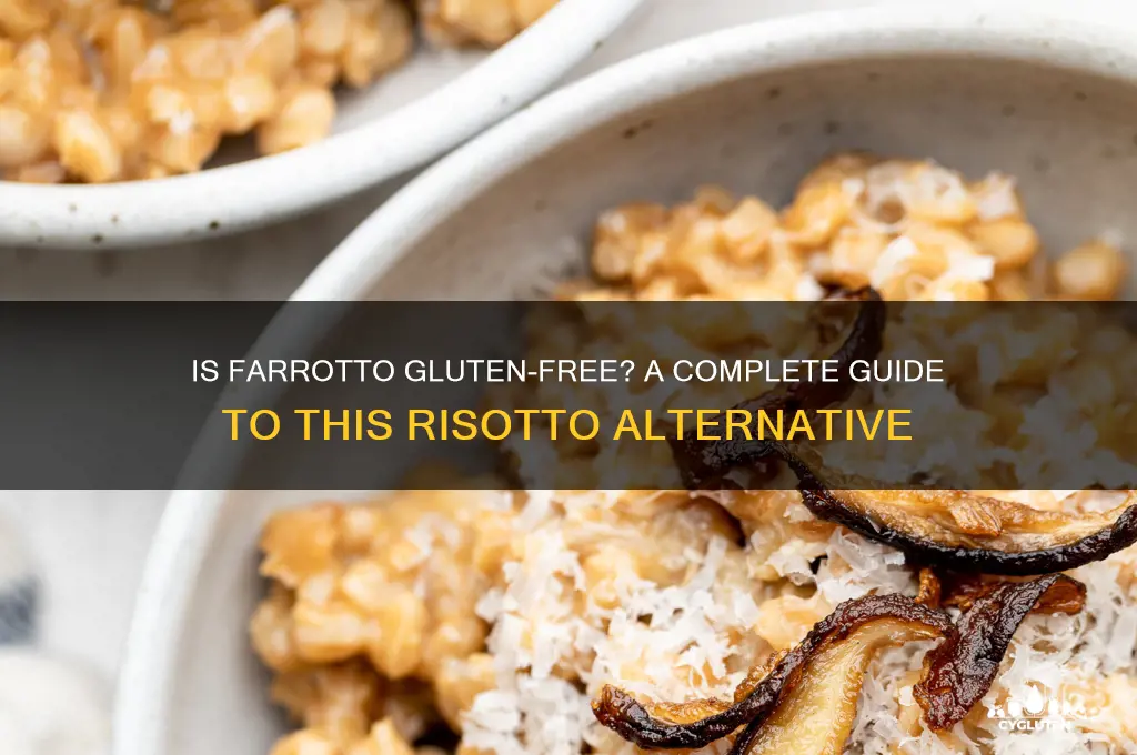 is farrotto gluten free