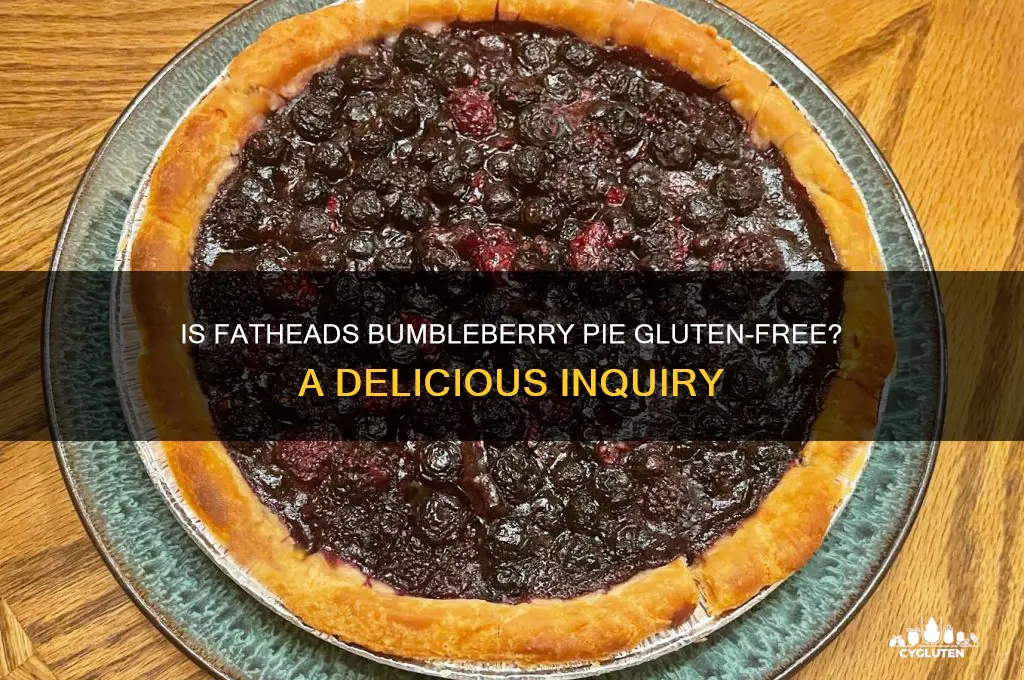 is fatheads bumbleberry gluten free
