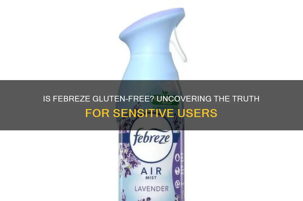 is febreze gluten free