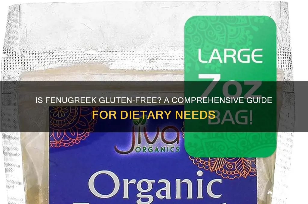 is fenugreek gluten free