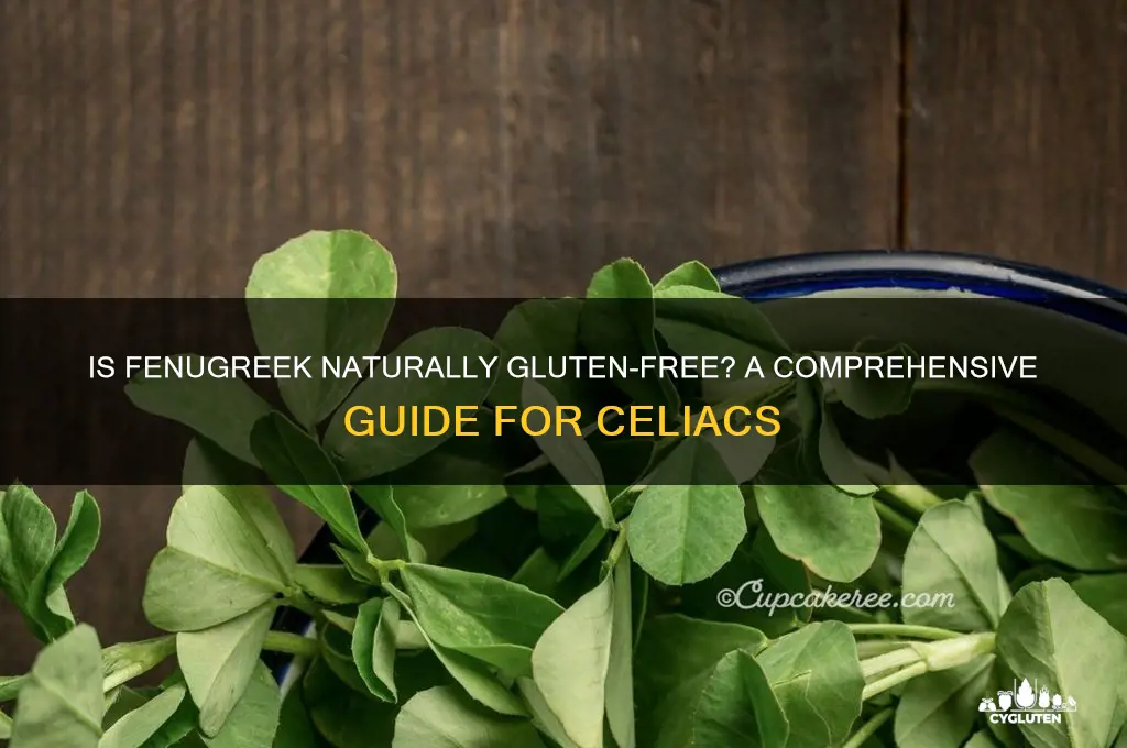 is fenugreek naturally gluten free