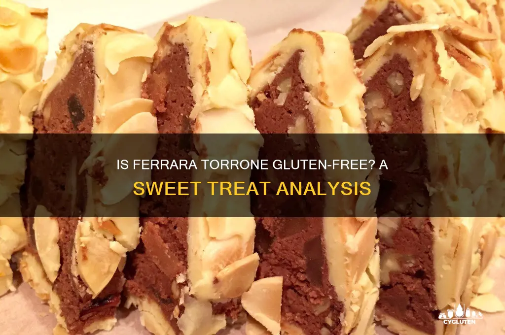 is ferrara torrone gluten free