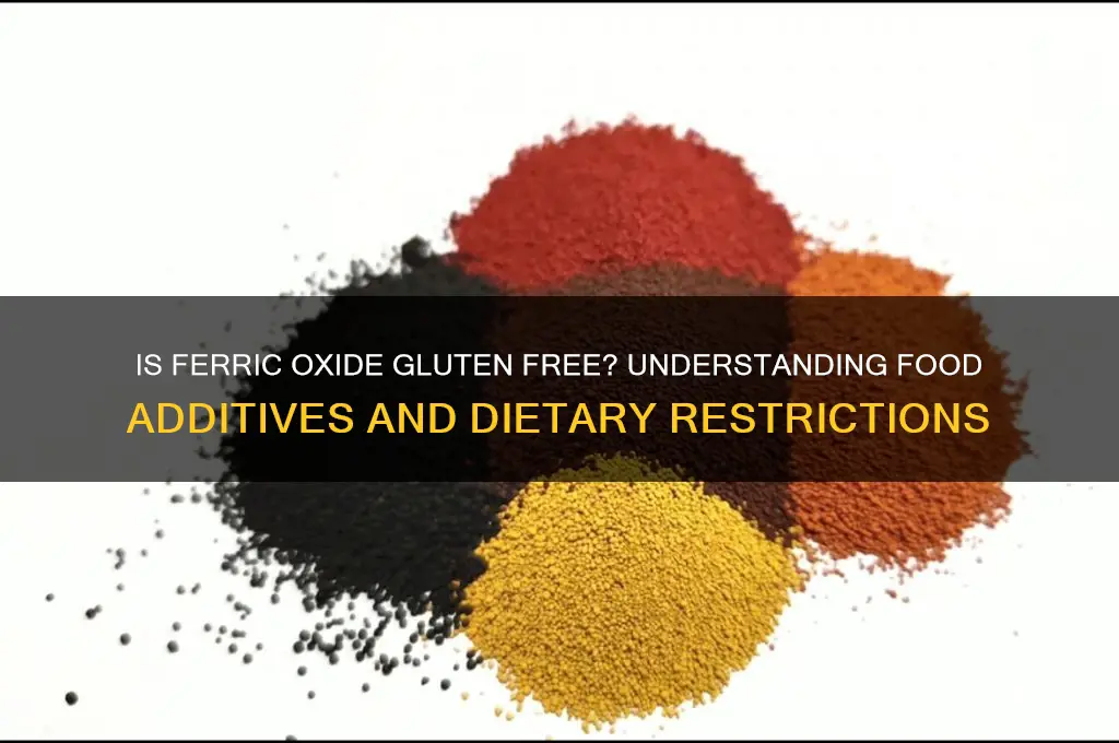 is ferric oxide gluten free