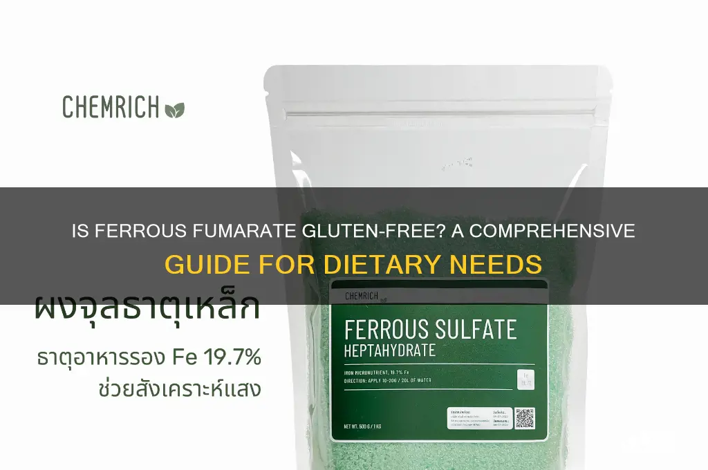 is ferrous fumarate gluten free