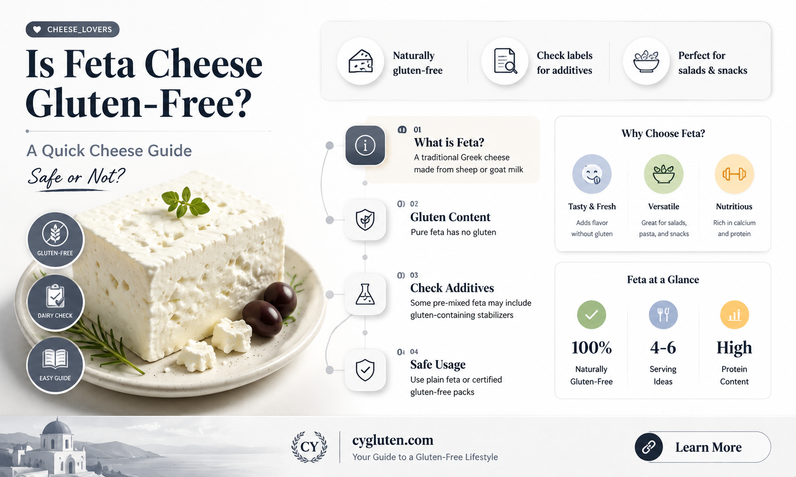 are feta cheese gluten free