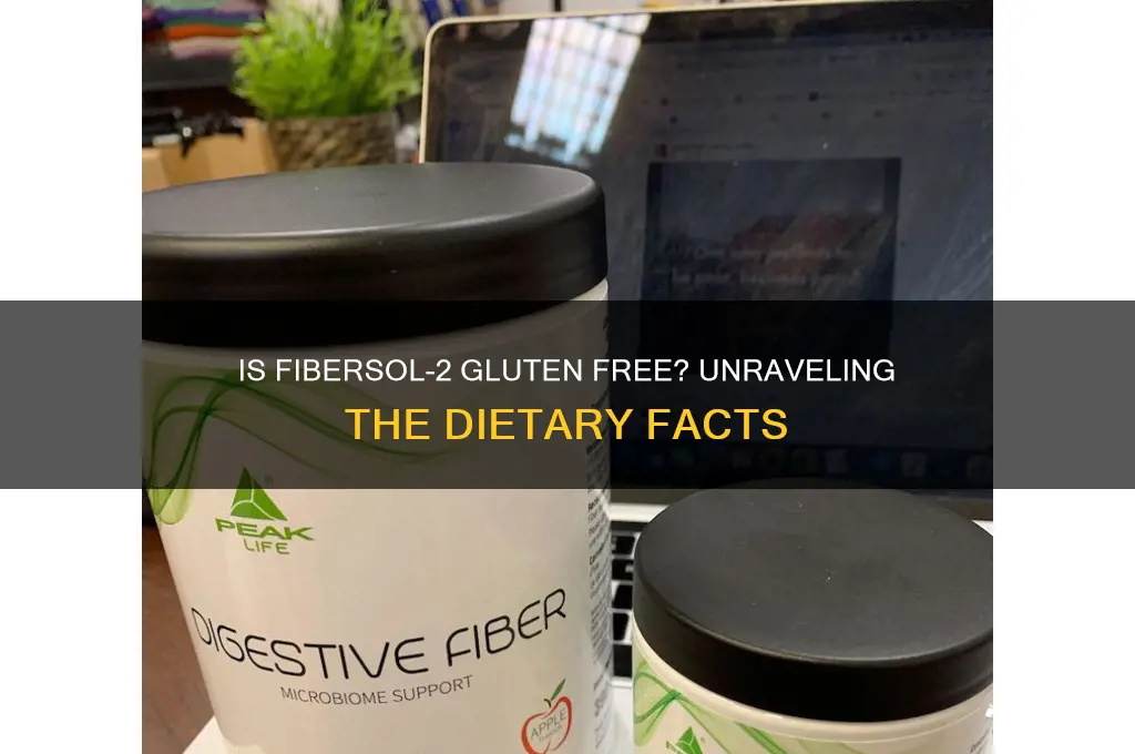 is fibersol-2 gluten free