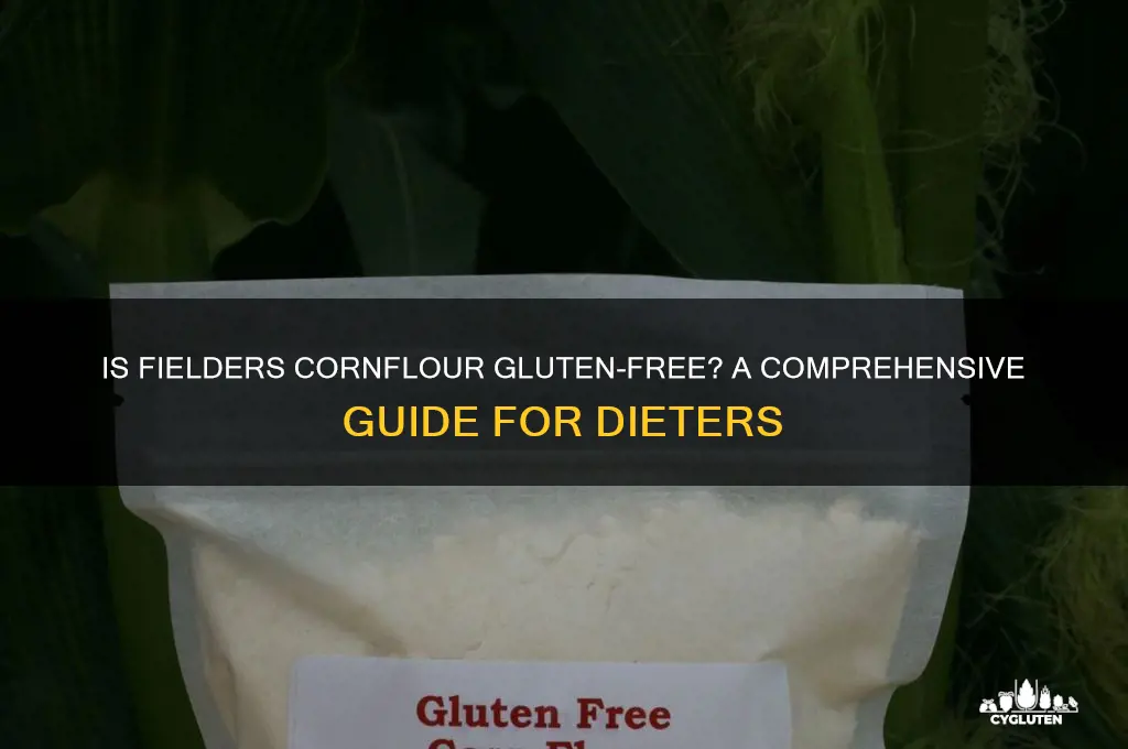 is fielders cornflour gluten free