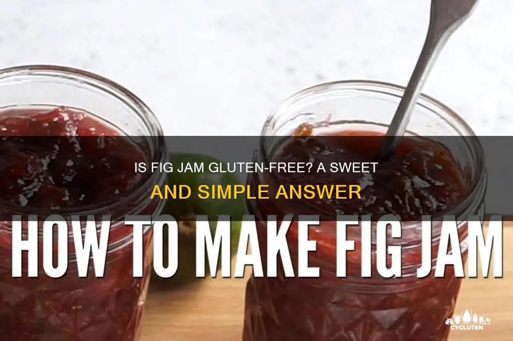 is fig jam gluten free