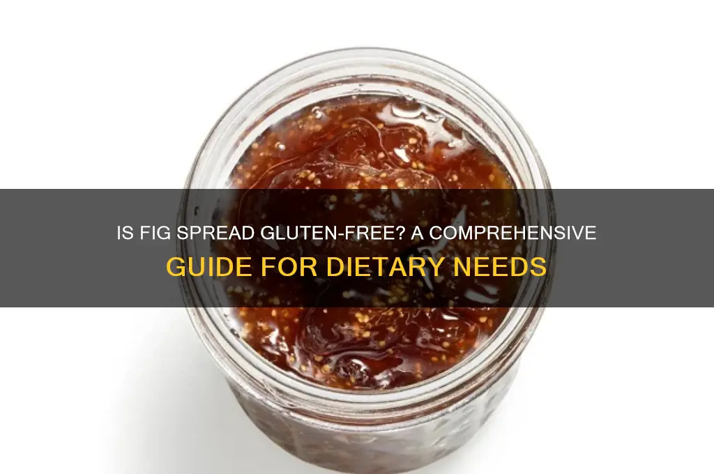 is fig spread gluten free