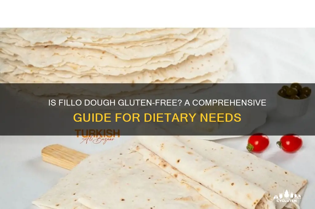 is fillo dough gluten free