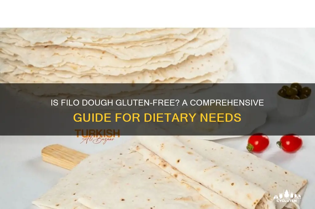 is filo dough gluten free
