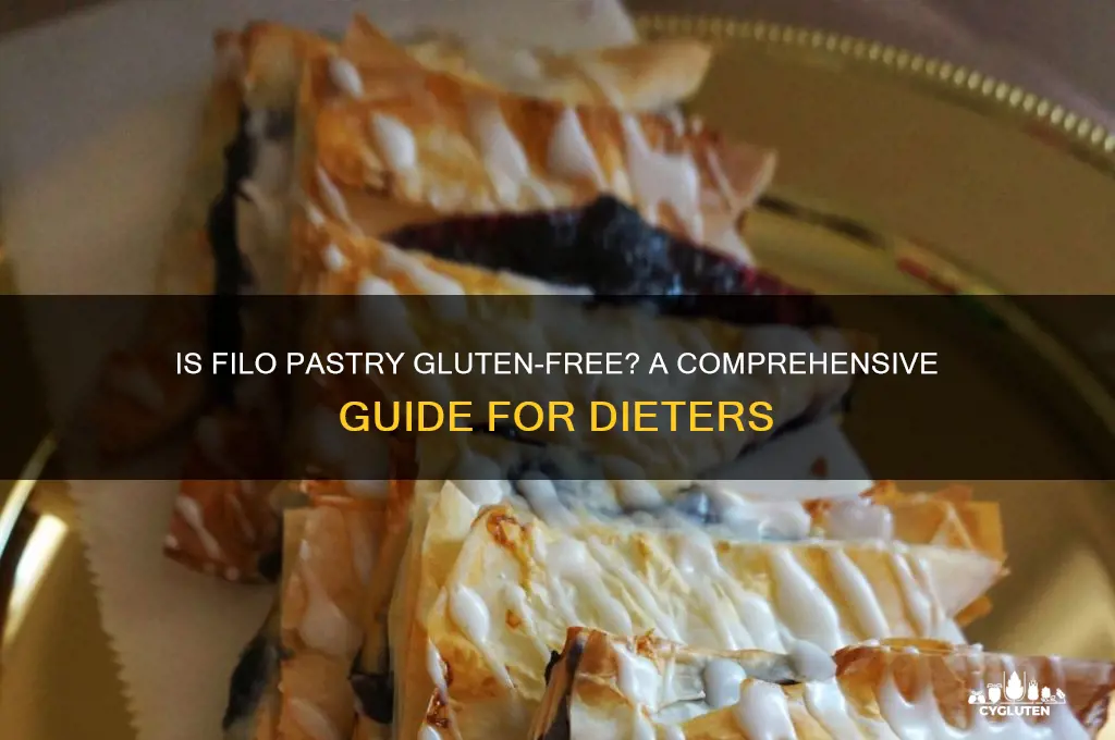 is filo gluten free