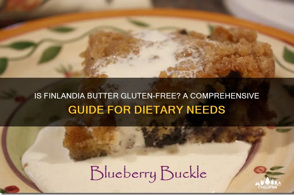 is finlandia butter gluten free