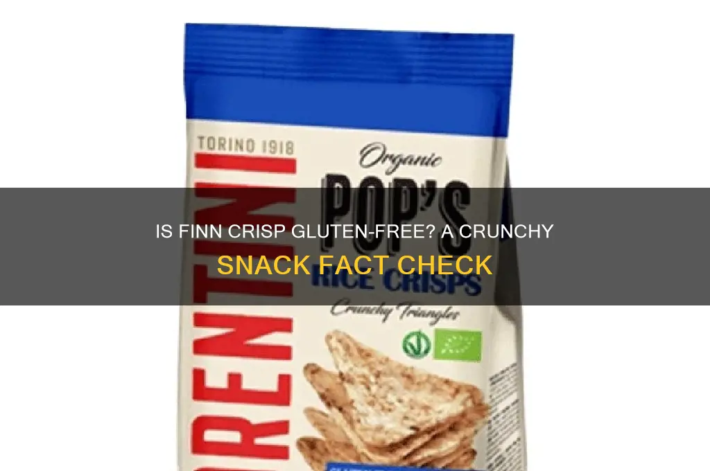 is finn crisp gluten free