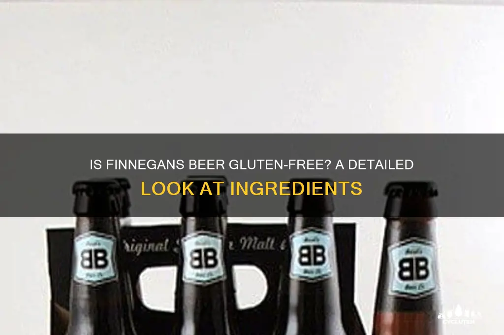 is finnegans beer gluten free