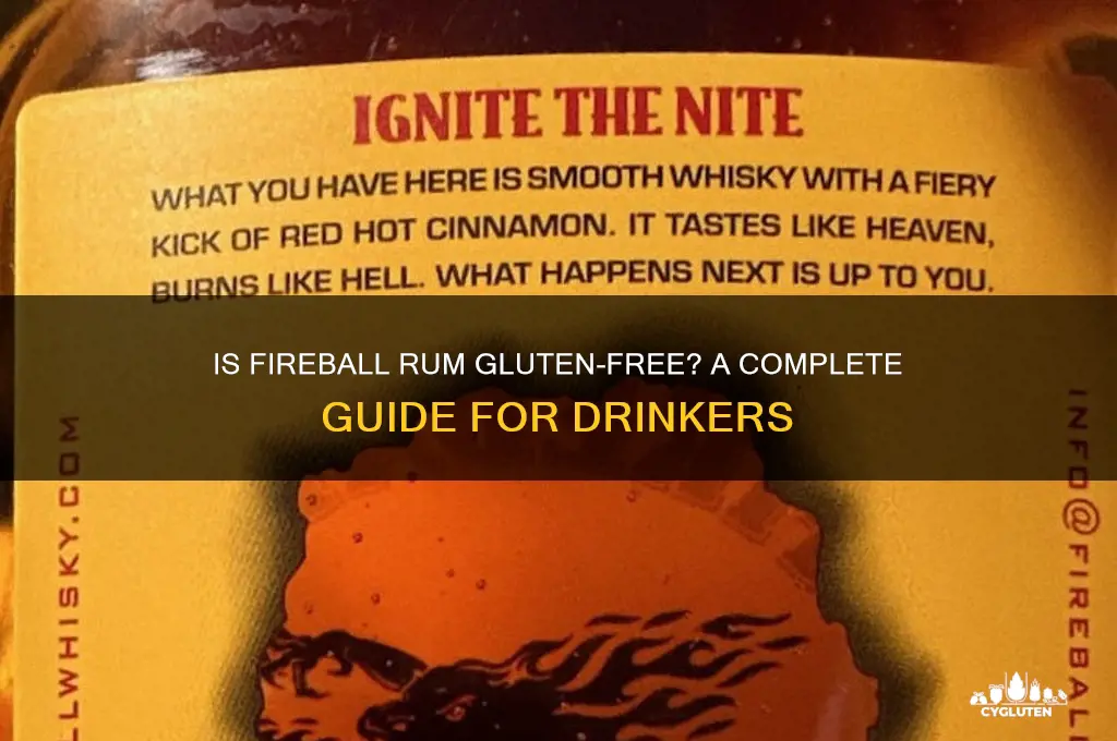 is fireball rum gluten free