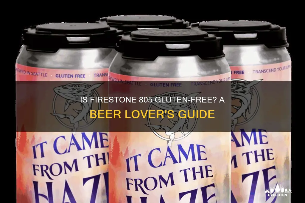 is firestone 805 gluten free