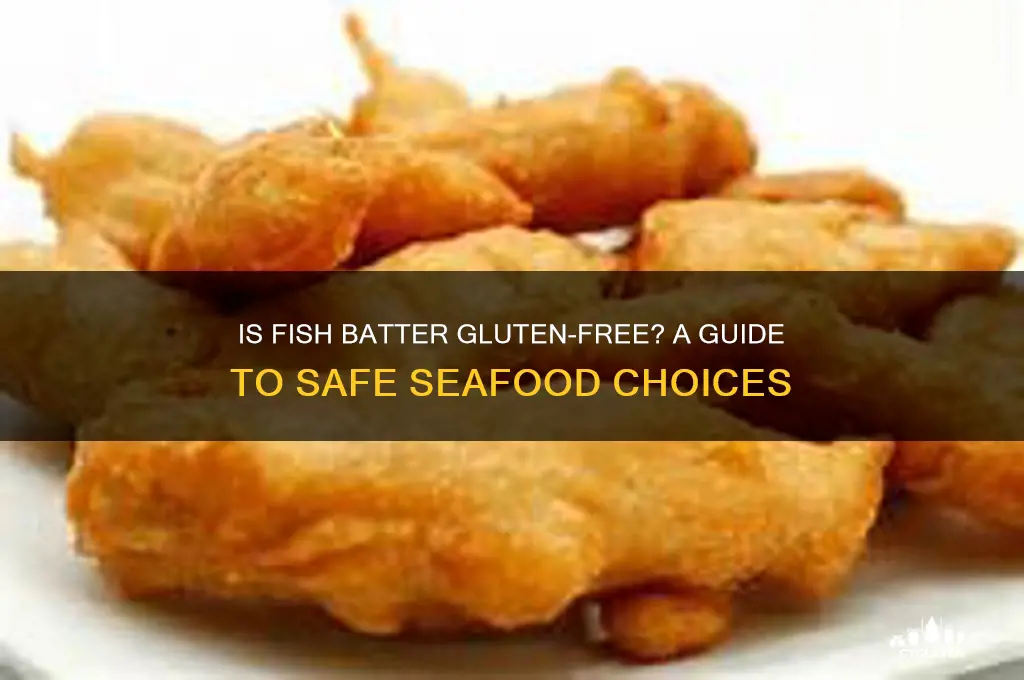 is fish batter gluten free