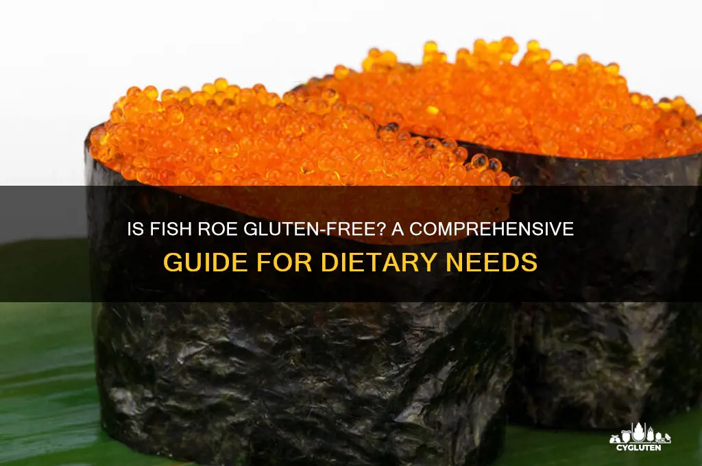 is fish roe gluten free