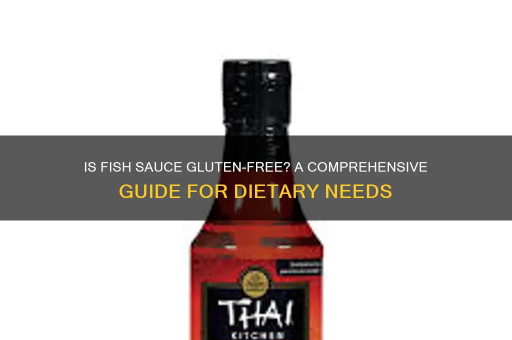 is fish saice gluten free
