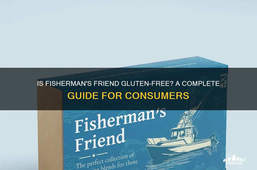 is fishermans friend gluten free