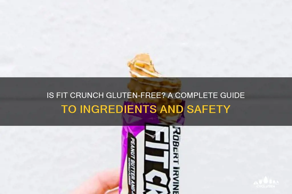 is fit crunch gluten free