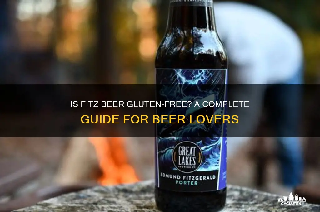 is fitz beer gluten free