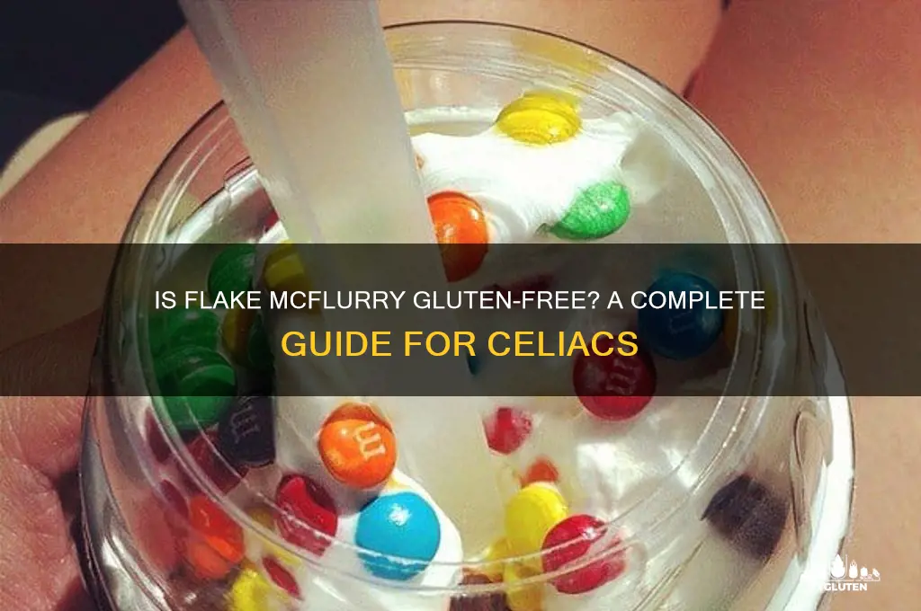 is flake mcflurry gluten free