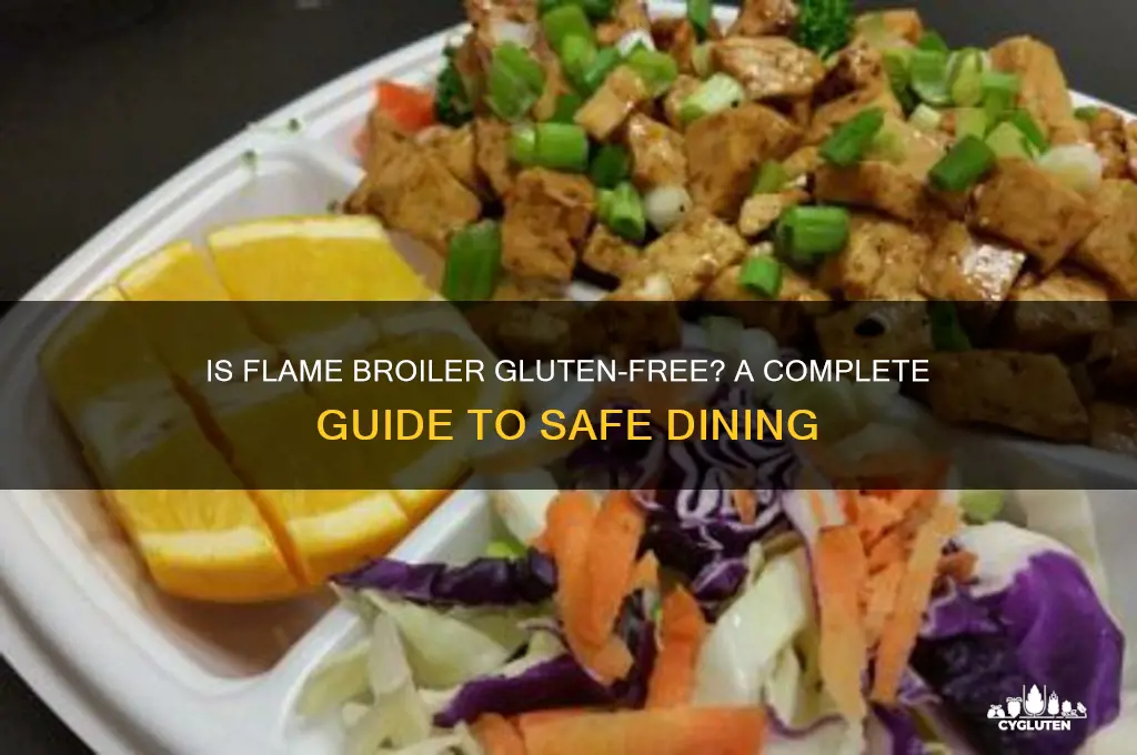 is flame broiler gluten free