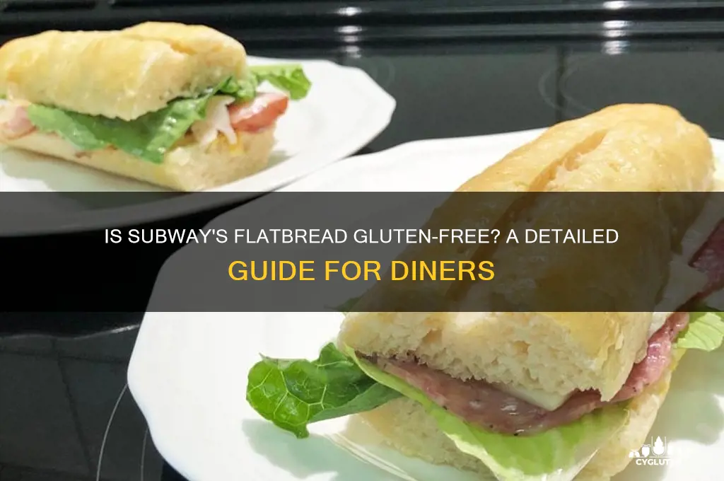 is flatbread gluten free subway