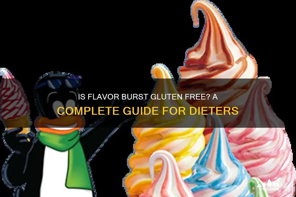 is flavor burst gluten free