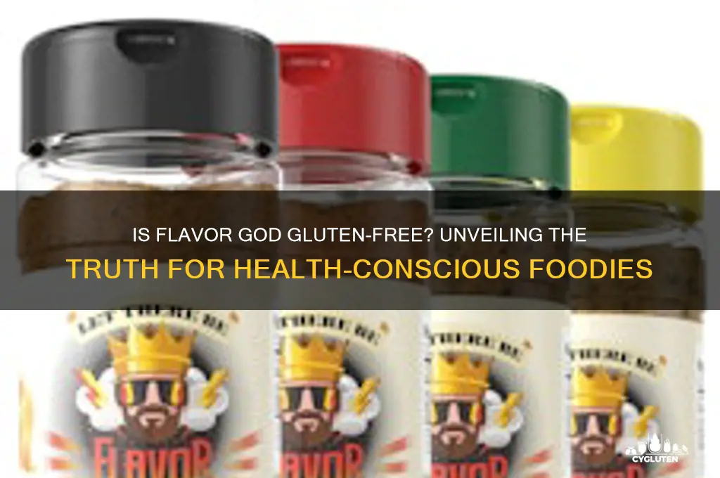 is flavor god gluten free