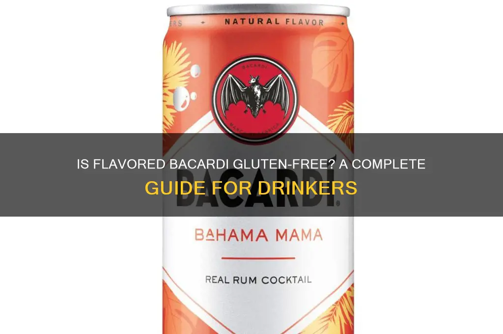 is flavored bacardi gluten free