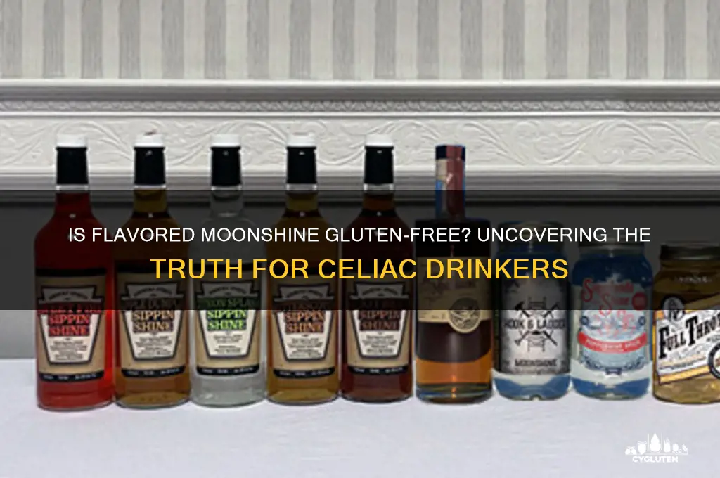 is flavored moonshine gluten free