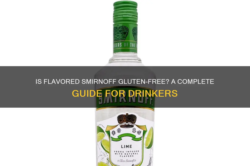is flavored smirnoff gluten free