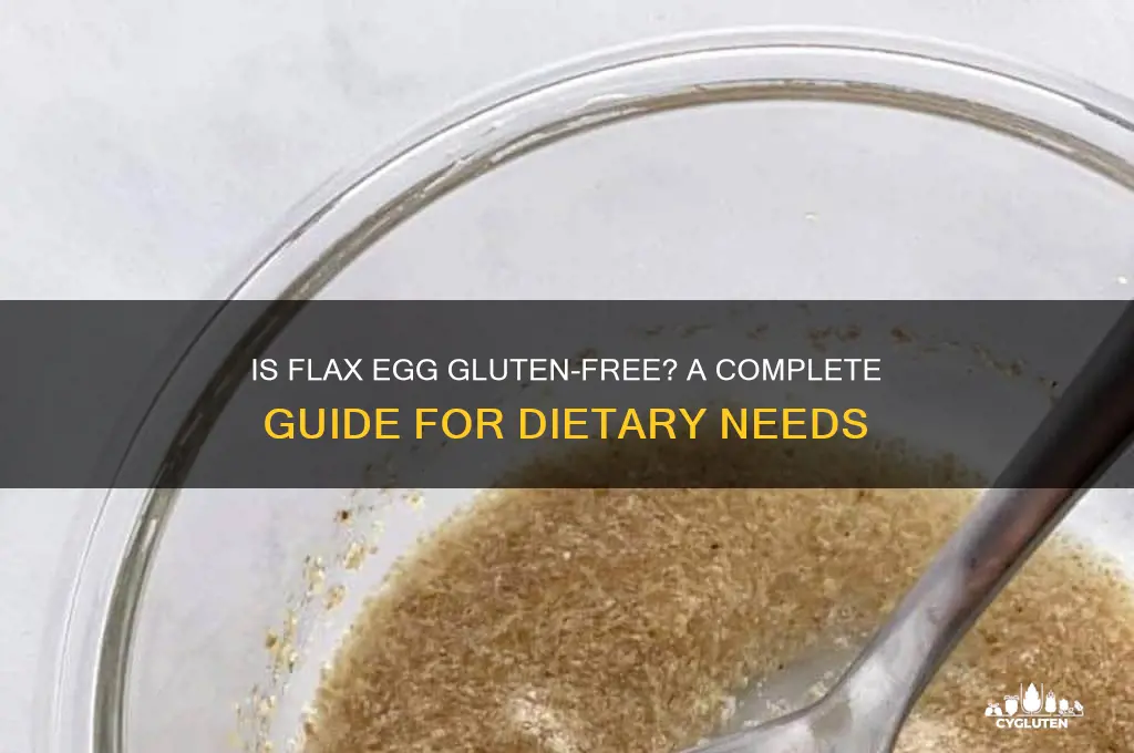is flax egg gluten free