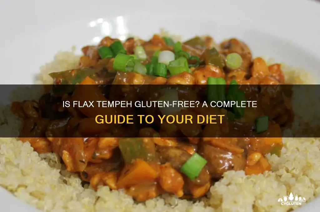 is flax tempeh gluten free
