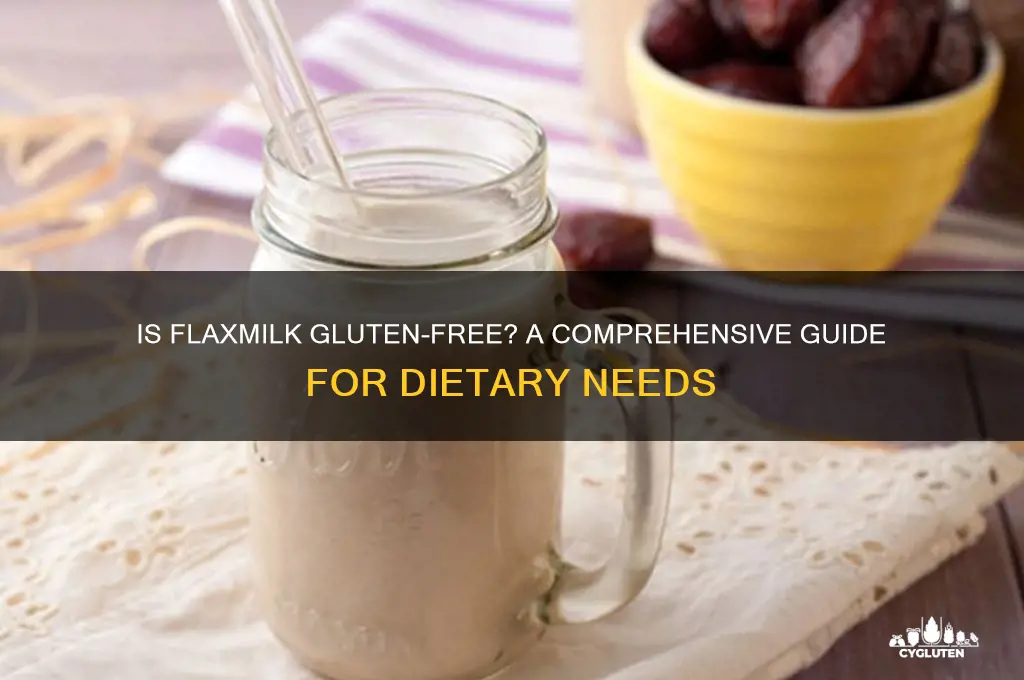 is flaxmilk gluten free